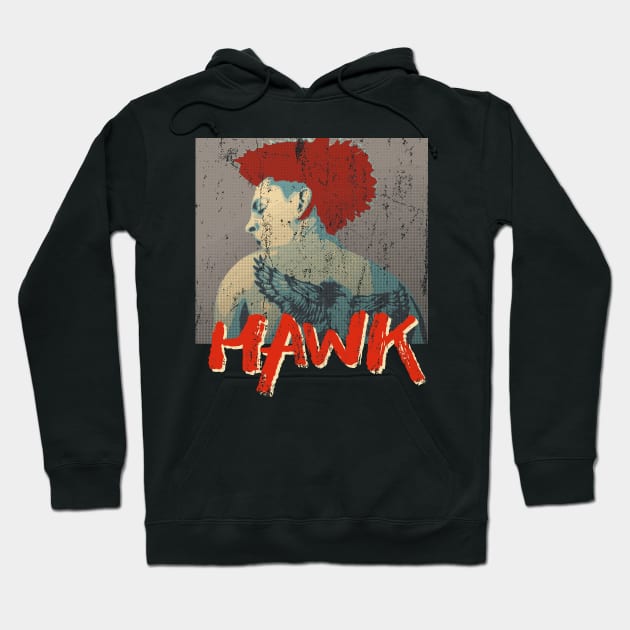 hawk grunge cool Hoodie by iniandre